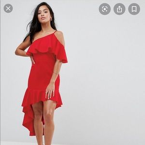 Asos red flamenco dress 💃🏻